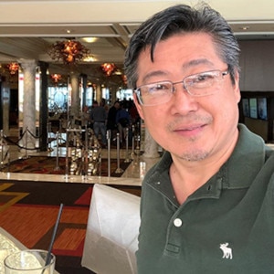 Asian man wangwei is looking for a partner